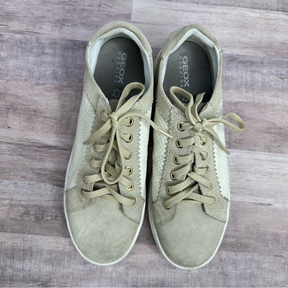 GEOX - Sneakers Beige - Size: 8 Italian Made - Picture 5 of 7